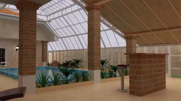 dukio.net © Interior design & Premium Decorative wall painting Swimming pool